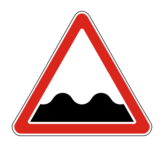 Знак 1.16 Неровная дорога