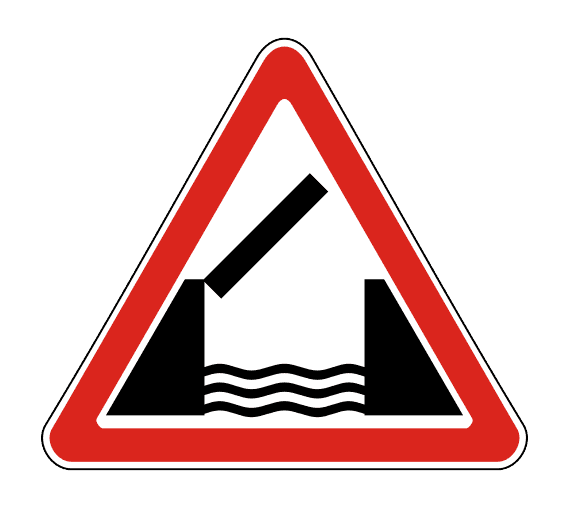 Знак 1.9 Разводной мост