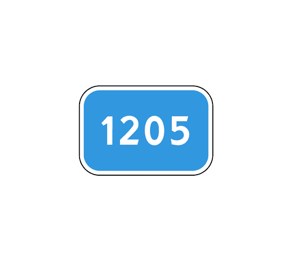 Знак 6.13 Километровый знак