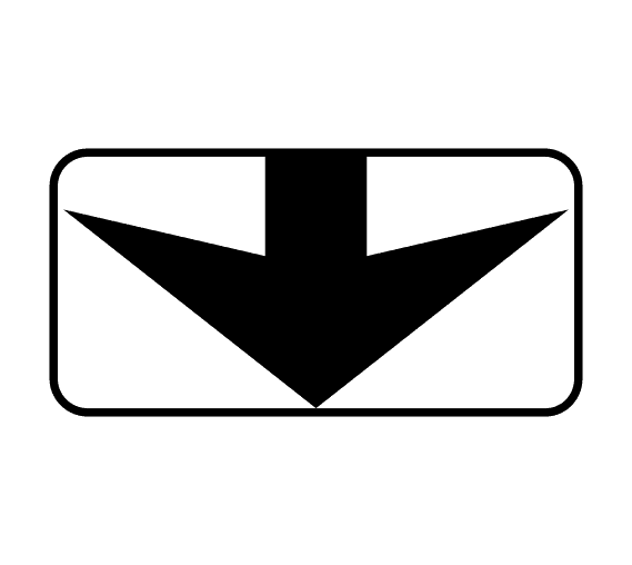 Знак 8.14 Полоса движения