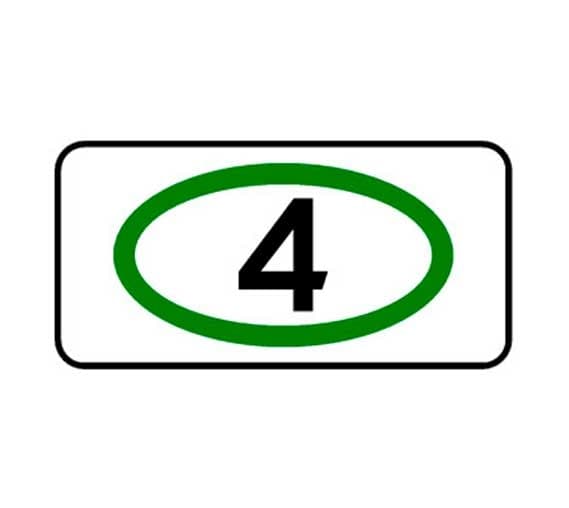 Знак 8.25 Экологический класс транспортного средства
