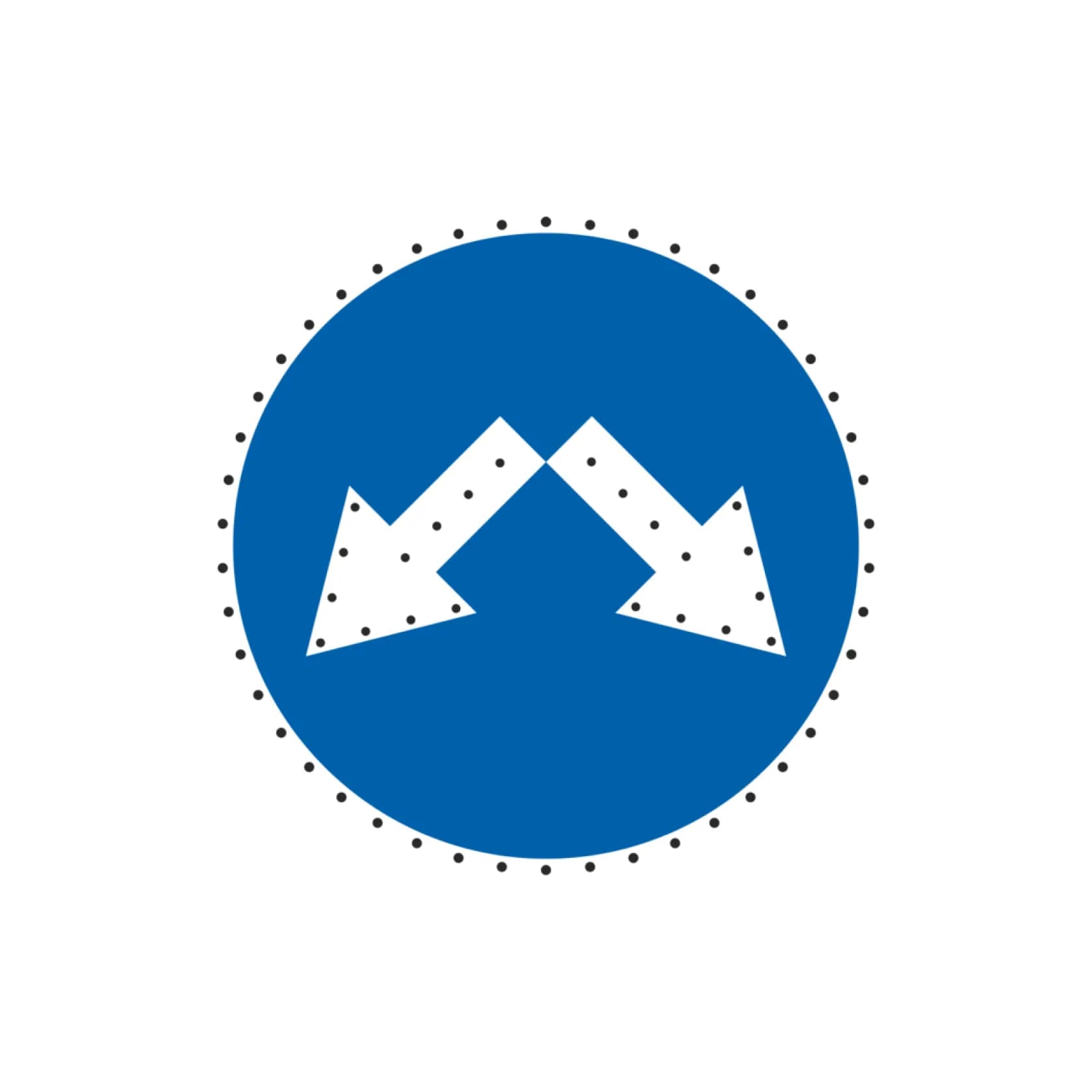 Знак дорожный импульсный "КОМПО" 4.2.3