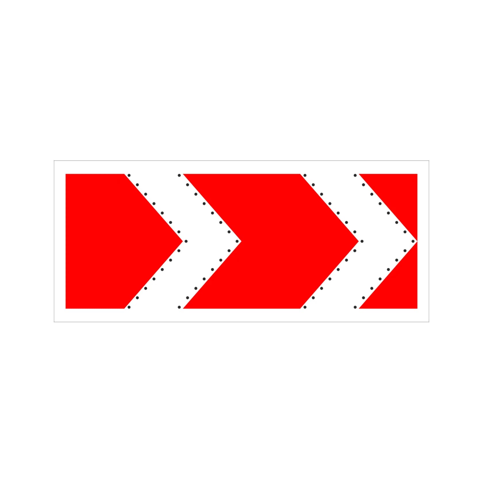 Знак дорожный импульсный "КОМПО" 1.34.1/2/3 3